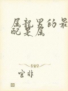 属龙男的最佳婚配是属