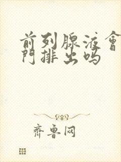 前列腺液会从肛门排出吗