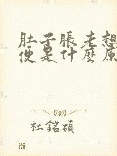 肚子胀老想上大便是什么原因封面