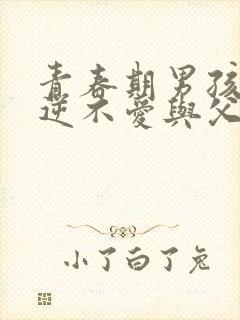 青春期男孩子叛逆不爱与父母沟通