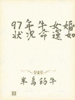 97年牛女婚姻状况命运如何2023年