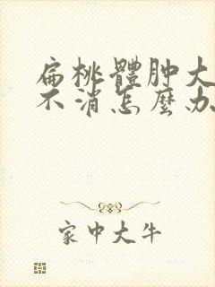 扁桃体肿大一直不消怎么办