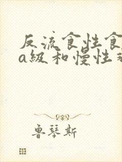 反流食性食管炎a级和慢性非萎缩性胃炎