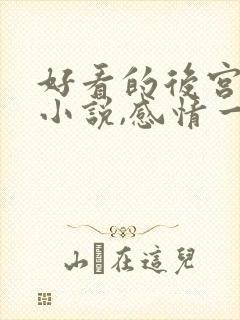 好看的后宫玄幻小说,感情一定要深刻