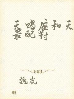 天蝎座和天秤座最配对