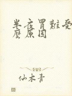 半夜胃难受是什么原因