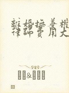 离婚抚养权起诉律师费用大概要多少