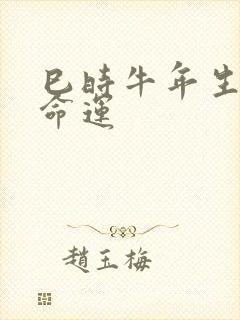 巳时牛年生男孩命运