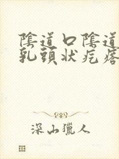 阴道口阴道口小乳头状疙瘩