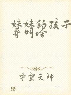 妹妹的孩子管哥哥叫啥封面