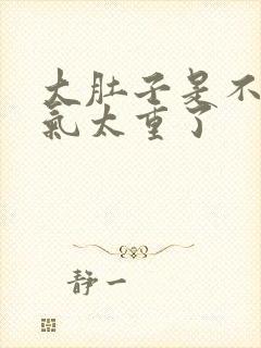 大肚子是不是湿气太重了封面