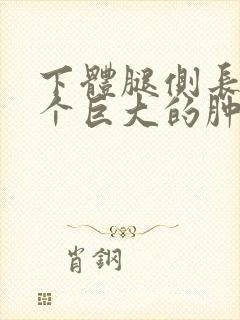 下体腿侧长出一个巨大的肿块很疼