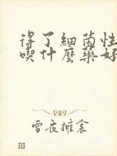 得了细菌性阴炎吃什么药好得快