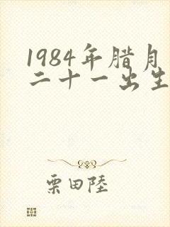 1984年腊月二十一出生的人命运