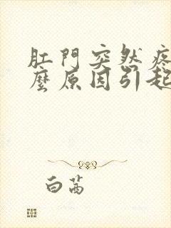 肛门突然疼是什么原因引起的