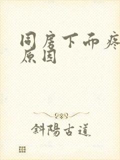 同房下面疼什么原因封面