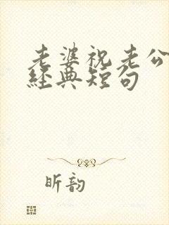 老婆祝老公生日经典短句