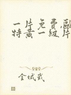 一片免费,欧美特黄一级片封面