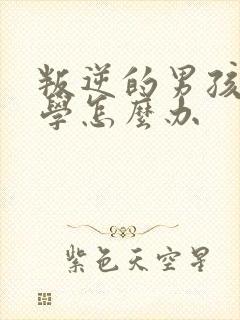 叛逆的男孩子厌学怎么办