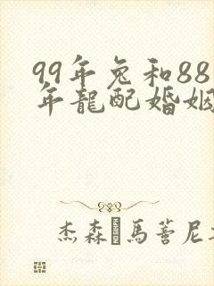 99年兔和88年龙配婚姻好不好