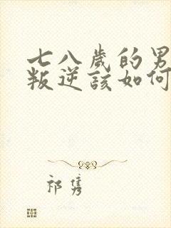 七八岁的男孩子叛逆该如何管教封面