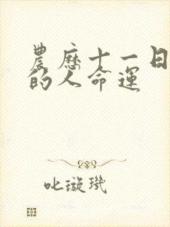 农历十一日出生的人命运