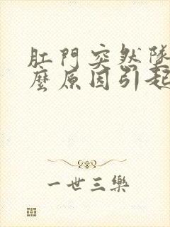 肛门突然坠痛什么原因引起的