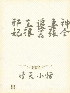 邪王追妻神医狂妃很嚣张全文免费