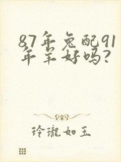 87年兔配91年羊好吗?