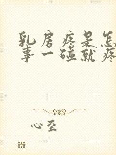 乳房疼是怎么回事一碰就疼有硬块