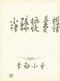 小孩抚养权官司律师收费情况