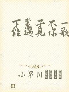 下辈子不一定还能遇见你歌曲原唱