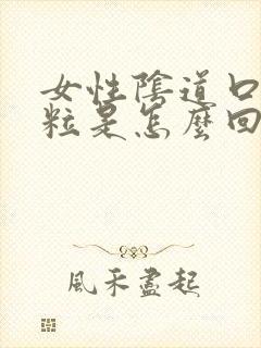 女性阴道口起肉粒是怎么回事