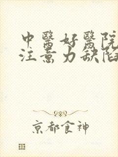 中医好医院小儿注意力缺陷封面