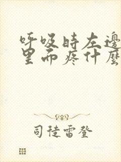 呼吸时左边肋骨里面疼什么原因