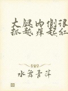 大腿内侧很痒越抓越痒起红色疹子