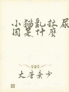 小猫乱拉尿的原因是什么