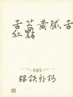 舌苔黄腻舌根有红点封面