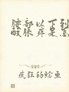 腰部以下到腿都酸胀疼是怎么回事