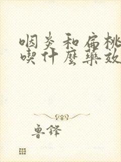 咽炎和扁桃体炎吃什么药效果好