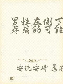 男性左侧下腹部疼痛的可能病因封面