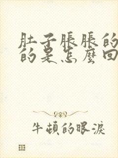 肚子胀胀的硬硬的是怎么回事女性