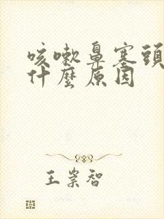 咳嗽鼻塞头晕是什么原因