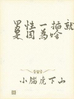 男性一插就想射是因为啥