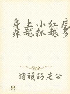 身上小红疙瘩很痒越抓越多封面