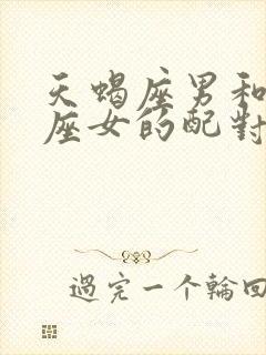 天蝎座男和金牛座女的配对指数