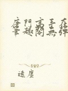 唐门高手在异世笔趣阁无弹窗