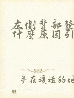 左侧背部发麻是什么原因引起的