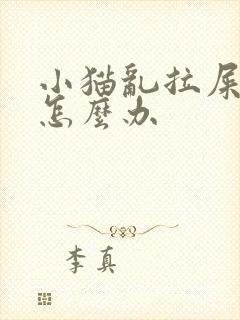 小猫乱拉屎拉尿怎么办