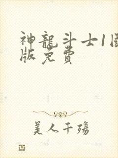 神龙斗士1国语版免费